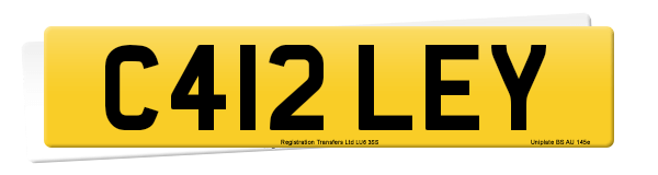 Registration number C412 LEY